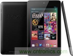 Google　Nexus　7平板計算機采行OGS觸屏設計，兼具高透光量與優異料件成本效益，OGS單片式觸控玻璃應用未來可期。