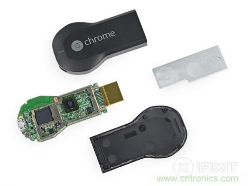 拆解新一代顛覆性產品： 谷歌Chromecast電視棒內部探秘