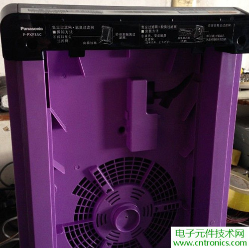 PM2.5殺手！松下納米水離子空氣凈化器拆解
