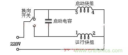 開關控制正反轉(zhuǎn)接線