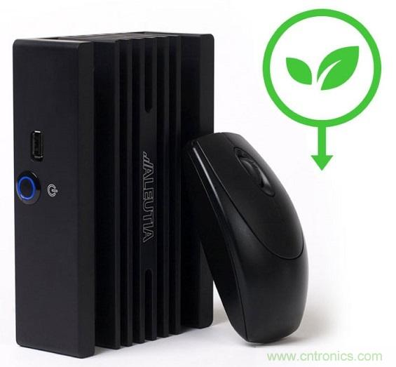 圖10：Aluetia新開發的超低耗電無風扇小巧PC。