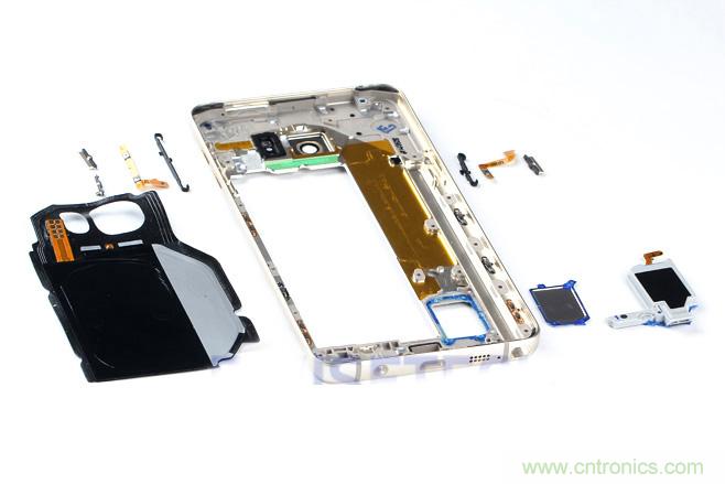 Galaxy Note5拆解，與S系列差距日漸模糊