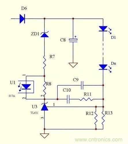 LED驅動電源：3個電路巧妙利用TL431來恒流！