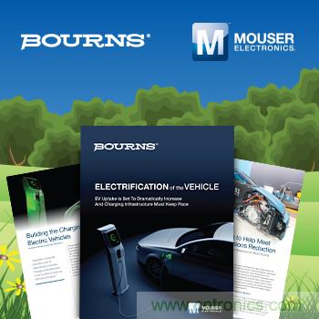 貿澤攜手Bourns推出電子書，解讀電動汽車充電設施相關知識