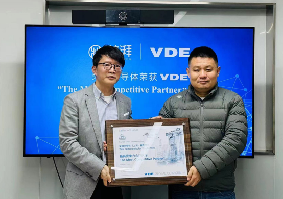 榮耀加冕！榮湃半導體榮獲VDE頒發“最具競爭力合作伙伴獎”