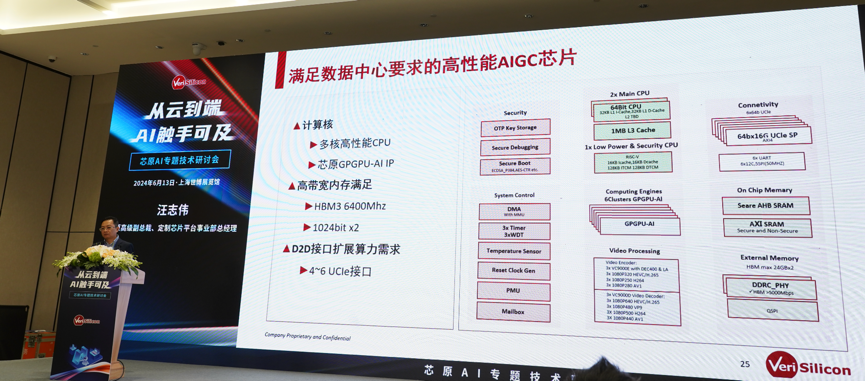 芯原汪志偉：芯原IP、平臺(tái)、軟件整套解決方案，助力AIGC算力進(jìn)一步升級(jí)
